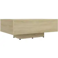 vidaXL Table basse en chêne Sonoma 85x55x31 cm Bois composite