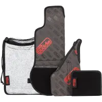 Elvedes Bikebuddie Protection Set Porte-vélos Gris / Noir