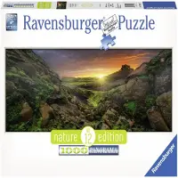 Ravensburger 1000 pièces Puzzle Panorama Nature Edition Soleil sur Islande 15094