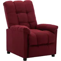 vidaXL Fauteuil relax rouge vin Tissu