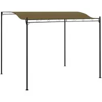 vidaXL Pavillon 3x2,4 m Taupe 180 g/m