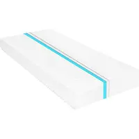 vidaXL Matelas 80 x 200 cm 7 zones de moussePolyuréthane16 cm H2 H3