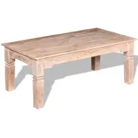 vidaXL Table basse en acacia 110x60x45 cm