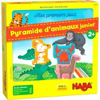 Haba Jeu d'éveil Mes premiers jeux Pyramide d’animaux junior