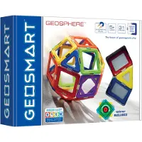 GeoSmart Jouet de construction magnétique GeoSphere, 31dlg.