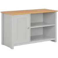 vidaXL Armoire TV Gris 95x39x58 cm