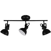 RL LIVE YOUR LIGHT REALITY GINA - Spot - Noir mat - excl. 3x E14 40W