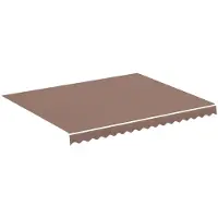 vidaXL Ersatztuch für awning 3x2,5 m braun
