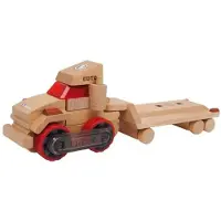 Legler Camion avec semi-remorque - - Rouge - Pour enfant de 3 ans et plus