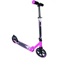 Muuwmi Aluminium Scooter - trottinette, 205 mm, ABEC 7, pour enfants et adultes, GS-approuvé, réglable en hauteur, rose