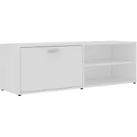 vidaXL Armoire TV Blanc 120x34x37 cm Bois composite