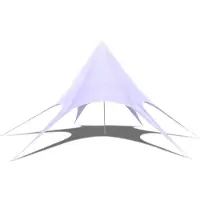 vidaXL Pavillon de jardin Hexagon Stern 14m