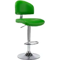 vidaXL Tabouret de bar vert similicuir