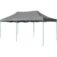 vidaXL Tente de réception Pop-Up pliable 3x6 m Anthracite