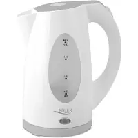 Adler AD 1208 Bouilloire 1,8l blanc/gris