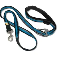 Kurgo Sangle de Voyage Kurgo Quantum en Nylon Bleu pour Chien