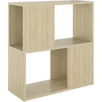 vidaXL Bibliothèque Chêne sonoma 60x24x63 cm bois d'ingénierie