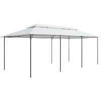 vidaXL Pavillon 600x298x270 cm Blanc 180g/m