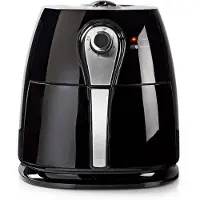 Nedis Friteuse à air chaud 1400W 3 litres 1kg 30min Timer analogique sw KAAF110EBK