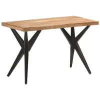 vidaXL Table de salle à manger 120x60x76 cm en bois massif d'acacia