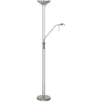 Highlight Lampe de lecture classique Luna nickel Ø 26cm