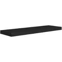 vidaXL Étagère flottante murale noir 80x23,5x3,8 cm MDF