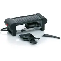 kela Grill BERNINA noir, 29,5x10,5x10 cm, 2 poêles et spatule KL-66490