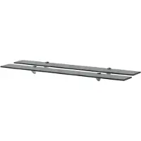 vidaXL Étagères murales 2 pcs Verre 100 x 10 cm 8 mm
