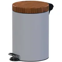 Alda Excellent – Poubelle de tri design 3l - Marron/blanc