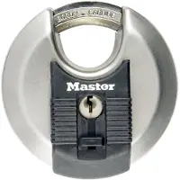 Masterlock Cadenas Disque Excell Acier inox 80 mm M50EURD