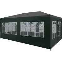 vidaXL Tente de réception 3x6 m Vert