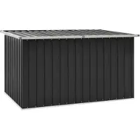 vidaXL Coffre de jardin anthracite 171x99x93 cm