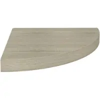 vidaXL Étagère d'angle flottante chêne 35x35x3,8 cm MDF