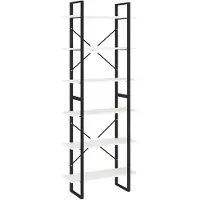 vidaXL Armoire haute Blanc 80x30x210 cm Bois de pin solide
