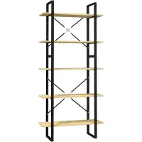 vidaXL Bibliothèque à 5 niveaux 80x30x175 cm Bois de pin