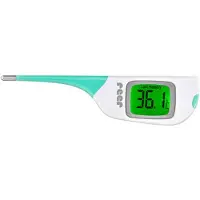 Reer Colourtemp Thermomètre Numérique Pour Bébé Avec Grand Écran Et Marchandise De Fiber Multicolore - 98030