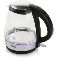 Domo DO9218WK Wasserkocher Silber/Schwarz/Transparent (DO9218WK)
