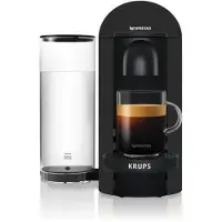 Krups Expresso à Capsules Nespresso Vertuo Plus YY3922FD 1260 W Noir Mat