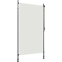 vidaXL Store à rouleau pour le hall d'entrée 120x270 cm Crème