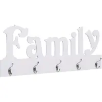vidaXL Porte-manteau mural FAMILY 74x29,5 cm