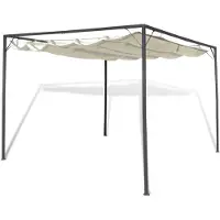 vidaXL Pavillon de jardin avec toit escamotable