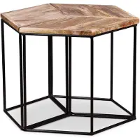 vidaXL Table basse en bois massif de manguier 56x48x40 cm