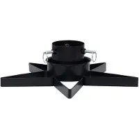 vidaXL Support de sapin de Noël Noir 47x47x13,5 cm