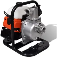 vidaXL Pompe à eau à essence 2 temps 1,2 kW 0,95 L