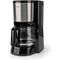 Dunlop Cafetière filtre 12 tasses 1000w noir/argent - - KACM260EBK -