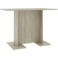 vidaXL Table de salle à manger Chêne Sonoma 110x60x75 cm Bois composite