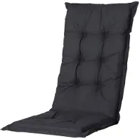 Madison Coussin bas Basic set de 4 pièces noir env.105 x 50 cm, 50% coton / 50% polyester
