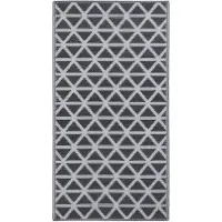 vidaXL Tapis d'extérieur ARAKIL Noir 120x180 cm PP