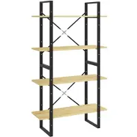 vidaXL Bibliothèque à 4 niveaux 80x30x140 cm bois de pin massif