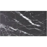 vidaXL Dessus de table noir 120x65 cm 8 mm verre trempé design marbre